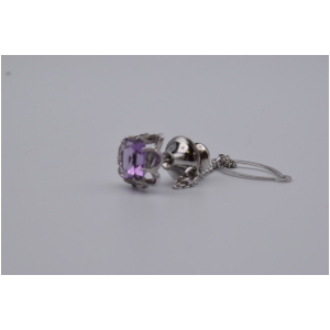 紫水晶　タイピン