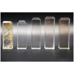 甲斐善光寺御祈願印　昭和の天然水晶　角印　約１４ミリ角