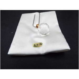 水晶ペンダントトップ　ミラー12ミリ