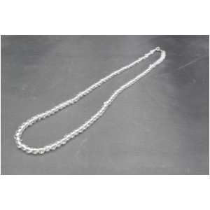 水晶ネックレス　6ミリ　60センチ