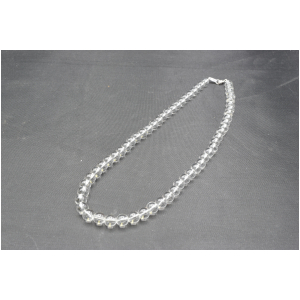 水晶ネックレス　7ミリ　40センチ