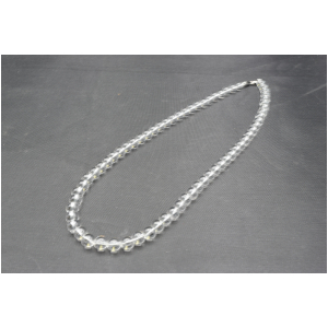 水晶ネックレス　7ミリ　45センチ