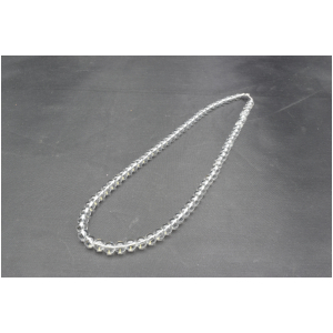 水晶ネックレス　7ミリ　50センチ