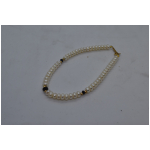 淡水パール　イヤリング　サファイア