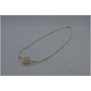 淡水パール　K18玉入り　かご