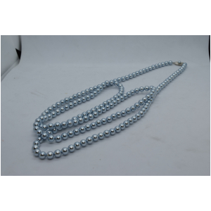 ブラック貝パール　ネックレス　長ロング