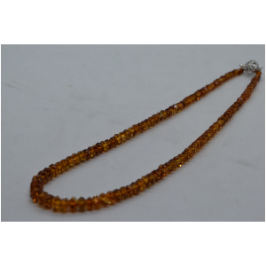 トパーズ　ネックレス　20面カット