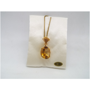 トパーズ　ペンダントトップ　K18