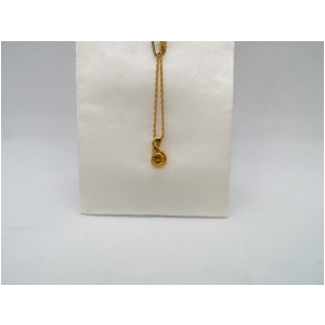 シトリントパーズ　ネックレス　K18　いて座