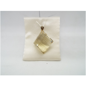 茶水晶　ペンダントトップ