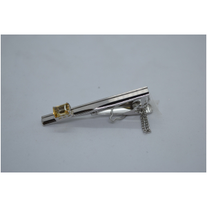 黄水晶　タイ止め