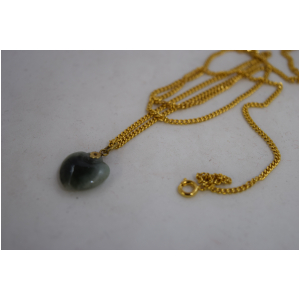 翡翠ハート　ネックレス