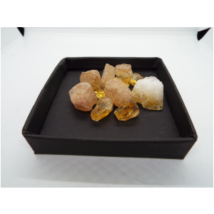 茶浄化水晶　100グラム　小粒