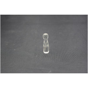 水晶　ミニこけし